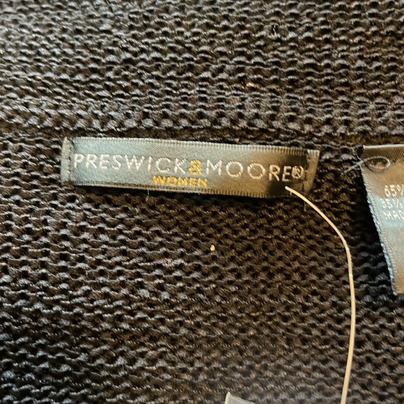 Preswick & Moore - NWT open black cardigan - size 2X - Picture 3 of 7